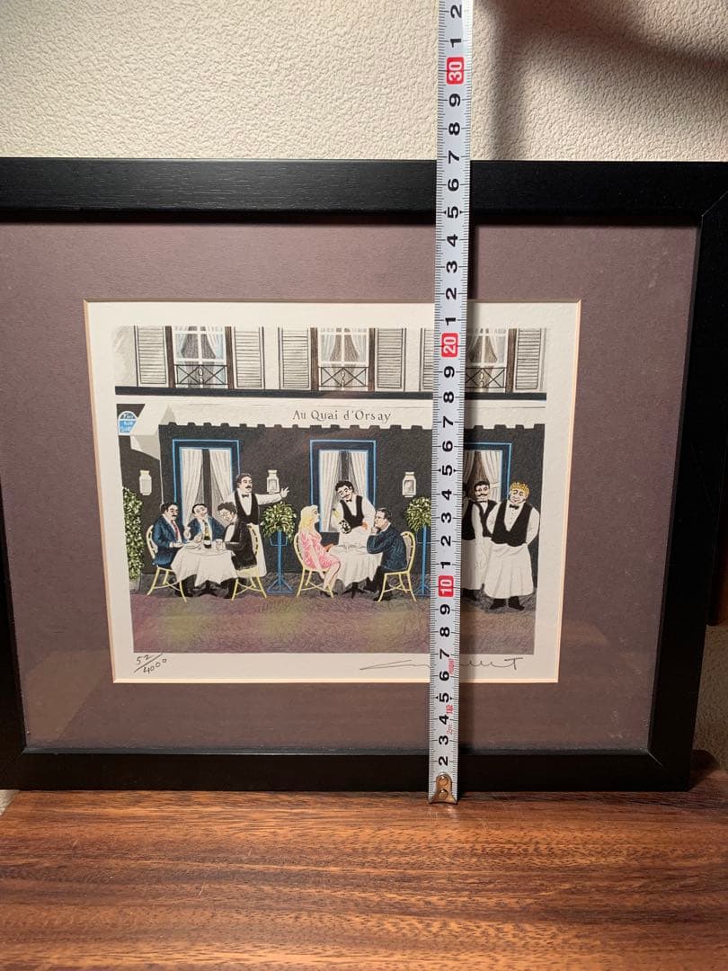 GUY BUFFET 「Quai d'Orsay」 ガイ・ビュッフェ リトグラフ