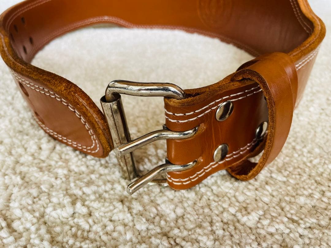 ゴールドジム(GOLD'S GYM) プロレザーベルト【ゴールドジム正規品 】