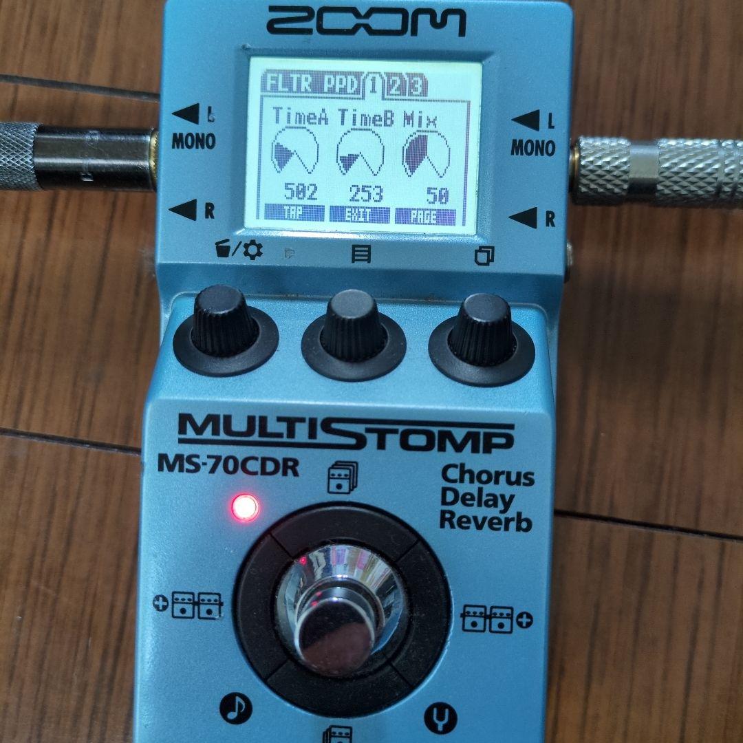 ZOOM MS-70CDR ギターエフェクター　本体のみ