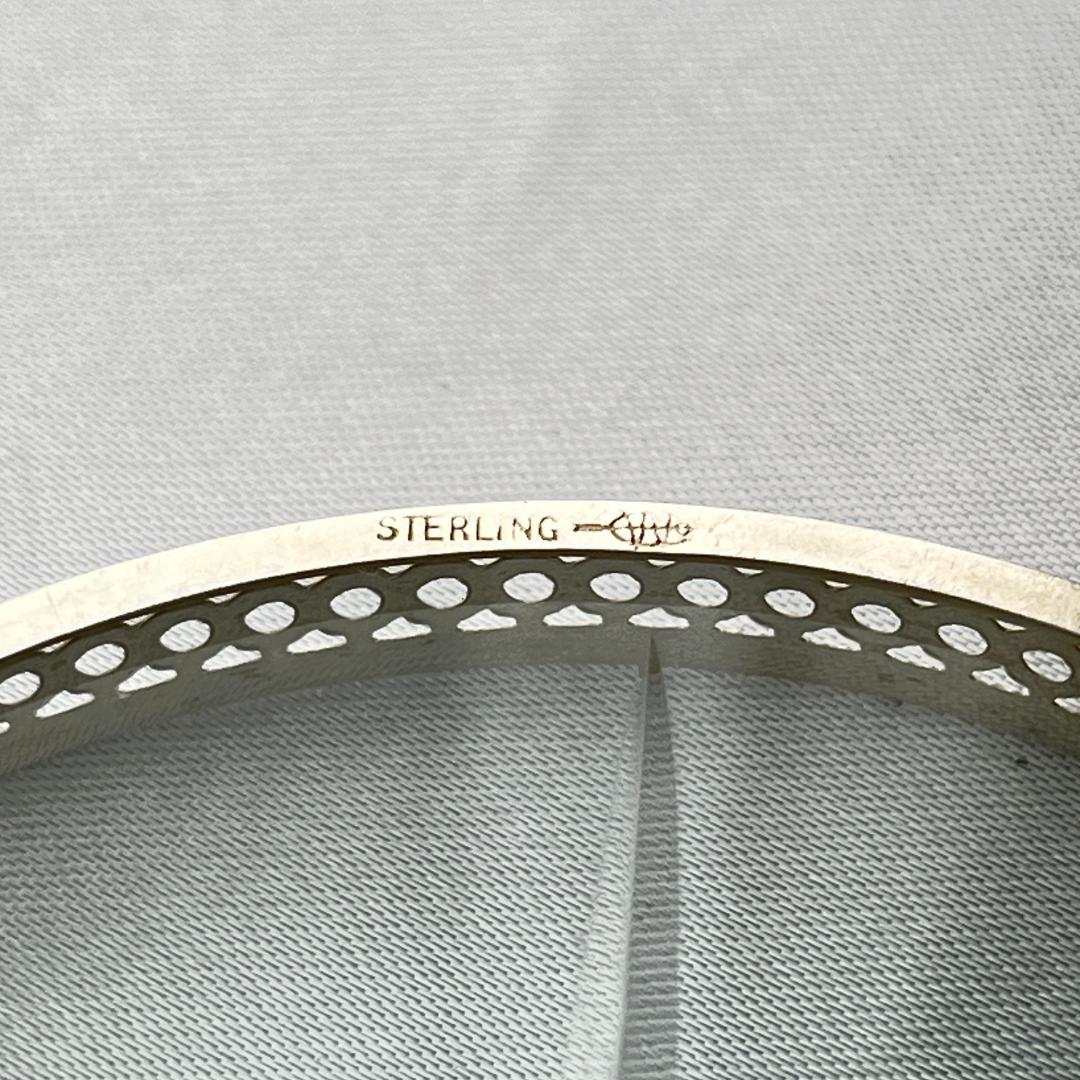 【Webster】【純銀 / ガラス】ワイングラスコースター 4枚 スターリング