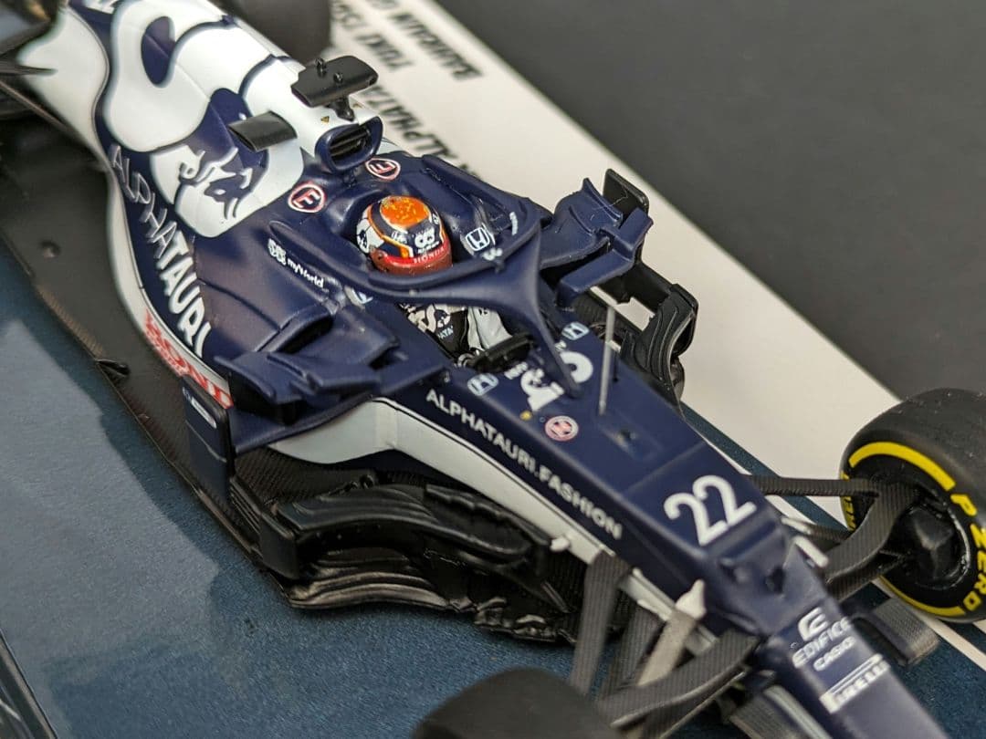 CK別注 1/43 アルファタウリ AT02 角田裕毅 2021 デビュー戦9位