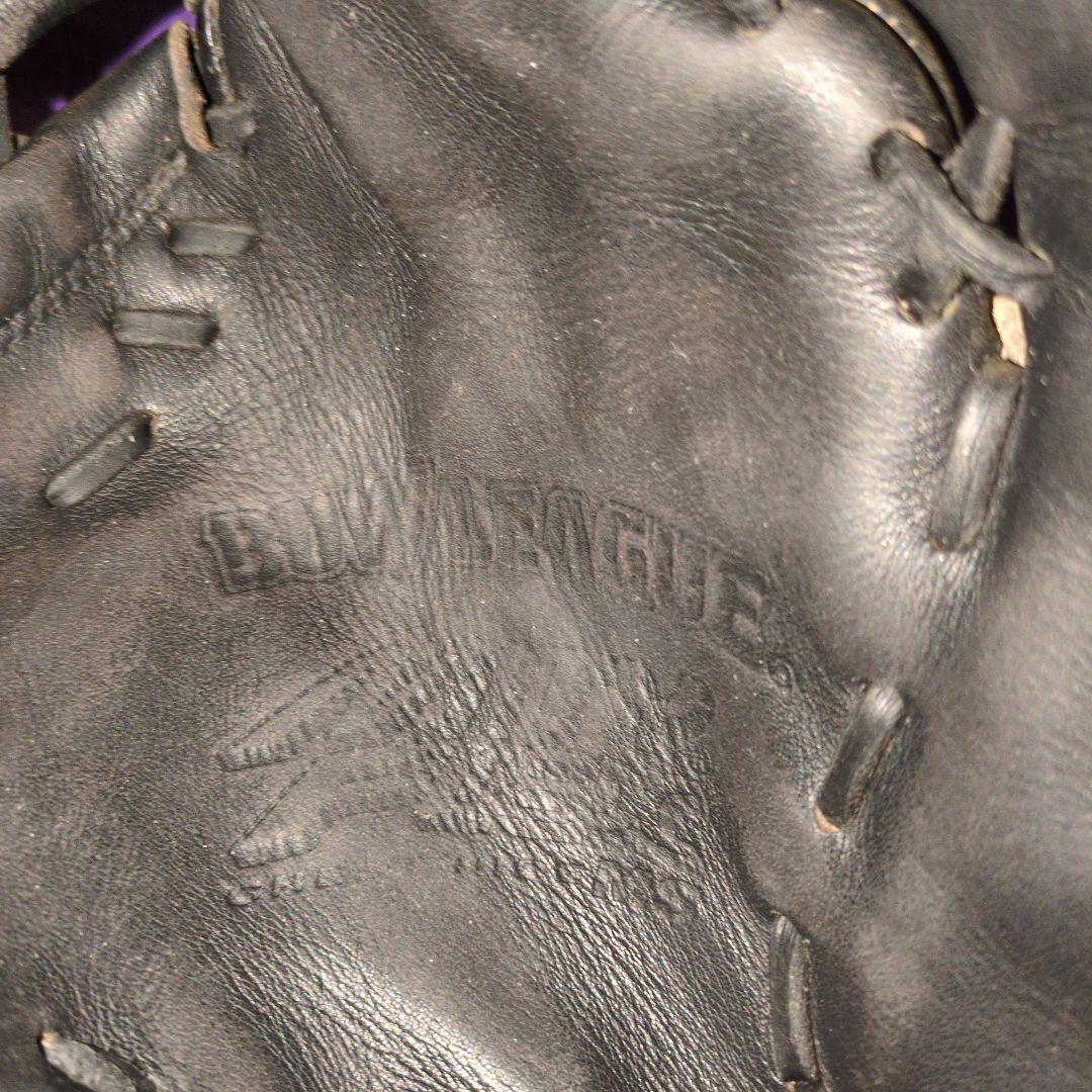 ミズノ　ビューリーグ　ファーストミット　希少な赤ビュー　日本製　軟式用