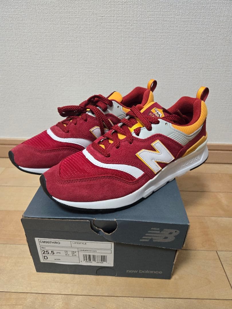 再値下）限定新品ASローマNew Balance CM997HRO 25.5cm