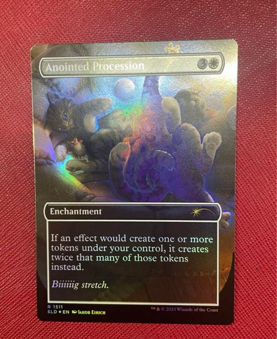 MTG 選定された行進　secret lair foil