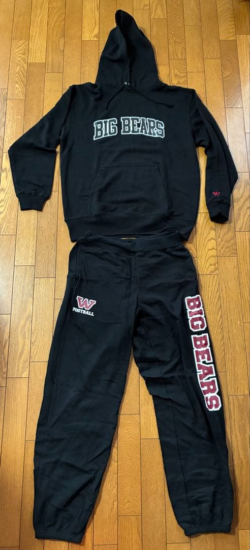 早稲田大学 アメフト BIGBEARS パーカー サイズL