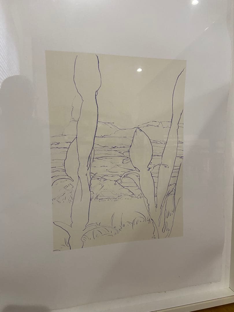 現代アート　リトグラフ　法貴信也　Unttitled2003年作