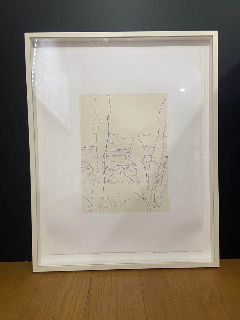 現代アート　リトグラフ　法貴信也　Unttitled2003年作