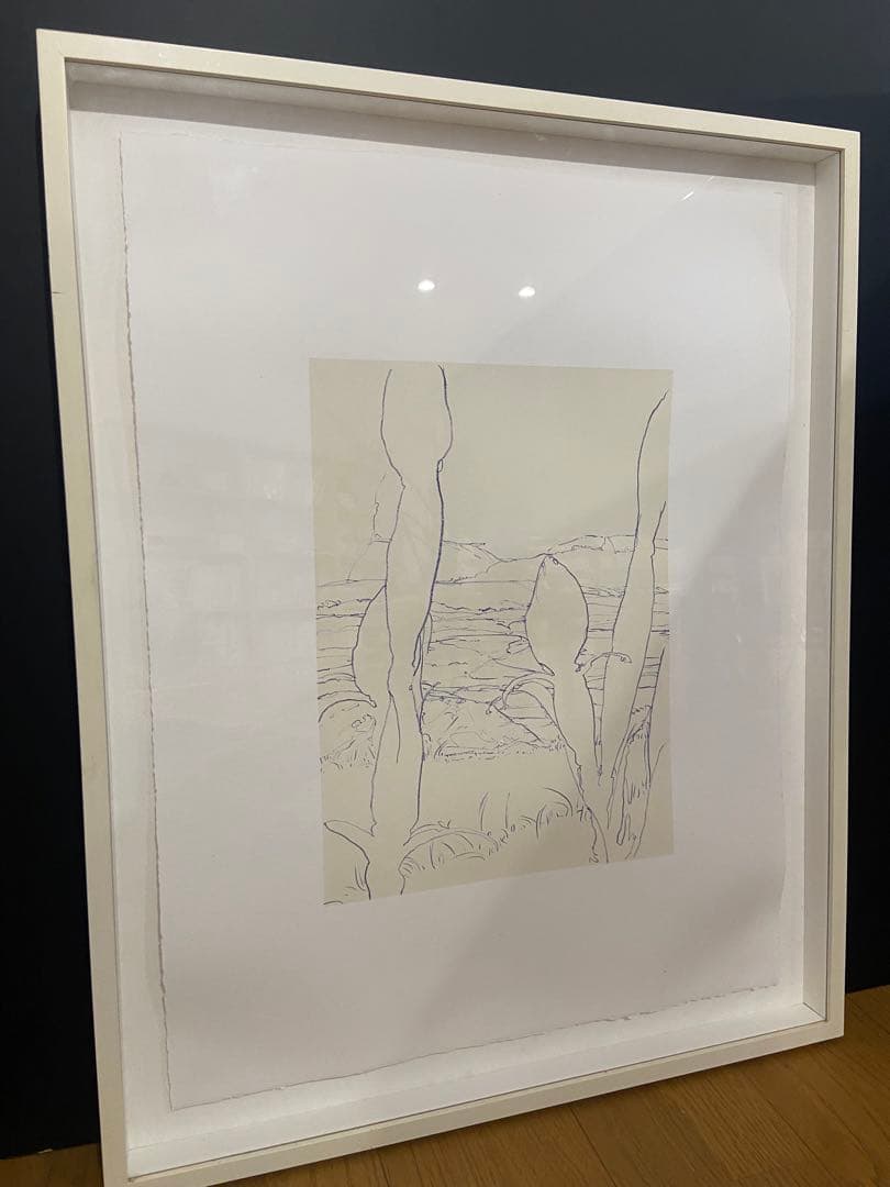 現代アート　リトグラフ　法貴信也　Unttitled2003年作