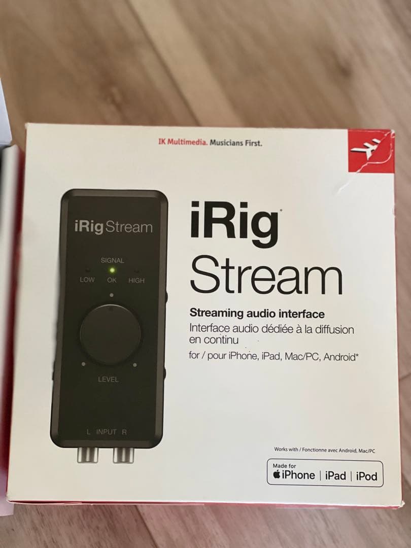 IRIG STREAM アイリグ ストリーム 配信用 オーディオインターフェース