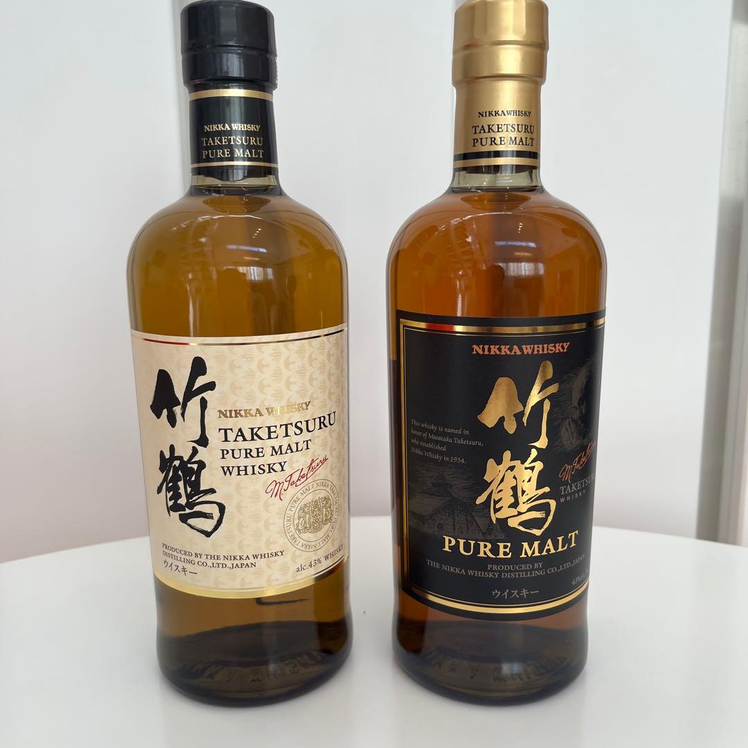 竹鶴ピュアモルト　ラベル違い２本セット