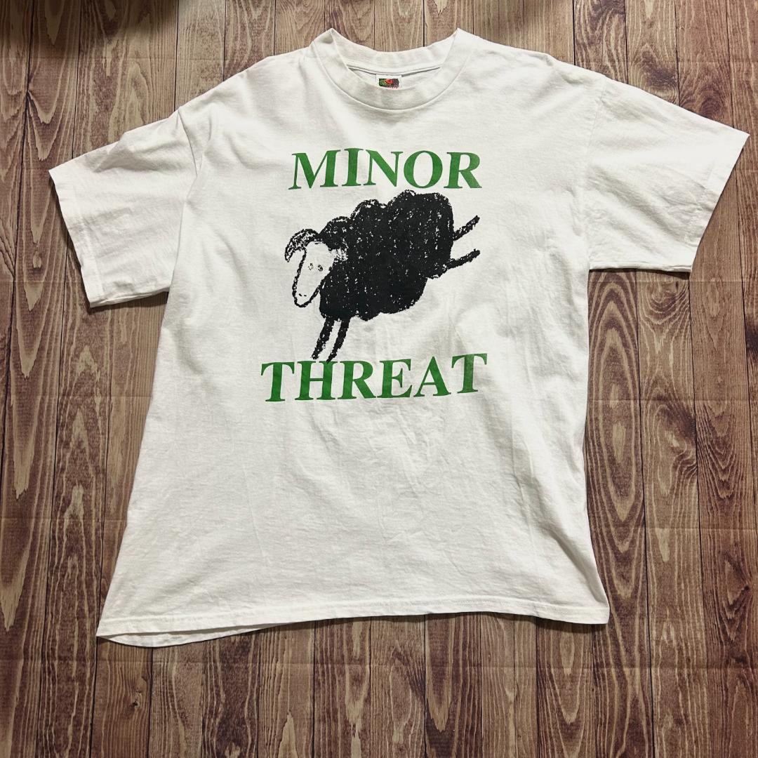 90sヴィンテージ マイナースレット MINORTHREAT バンドTシャツXL