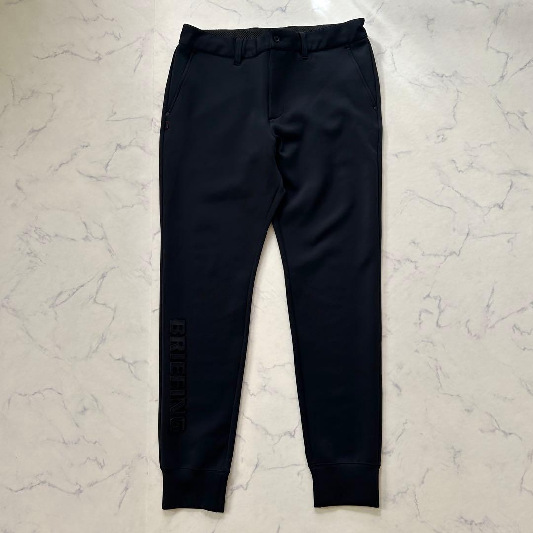ブリーフィング ジョガーパンツ 2022年モデル 3Dロゴ エンボス XL 黒