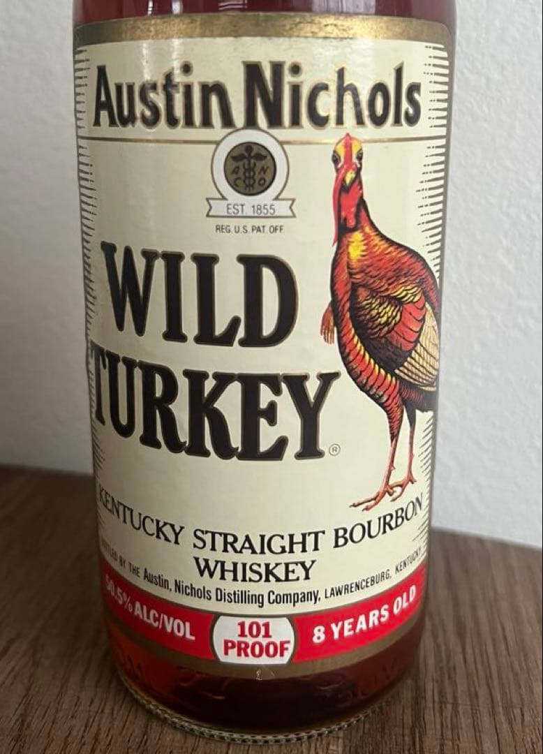 WILD TURKEY ワイルドターキー8年旧ラベル古酒