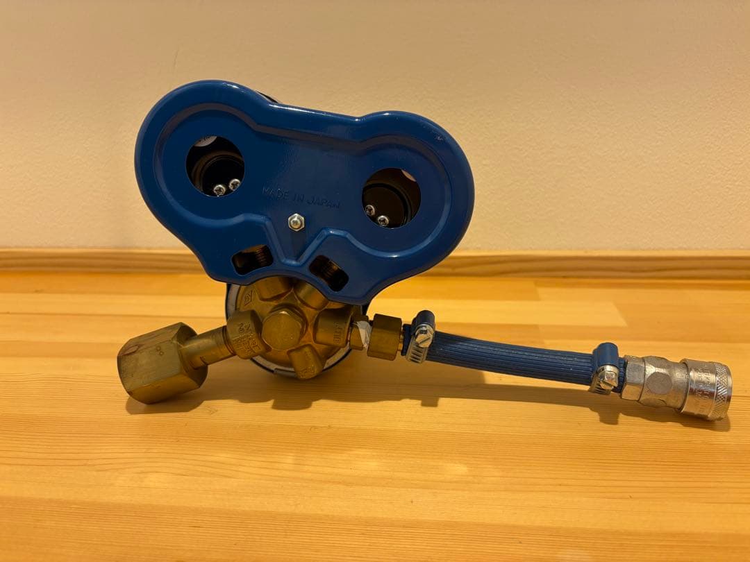 千代田精機製 酸素調整器 関東式 送料無料！ホース&ガン付き三点セット