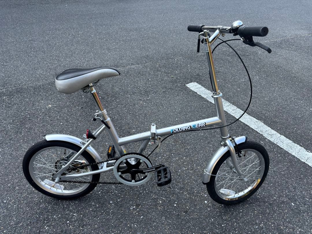 大人気　折り畳み自転車 整備済み 16インチ 自転車 チャリ 折りたたみ　美品