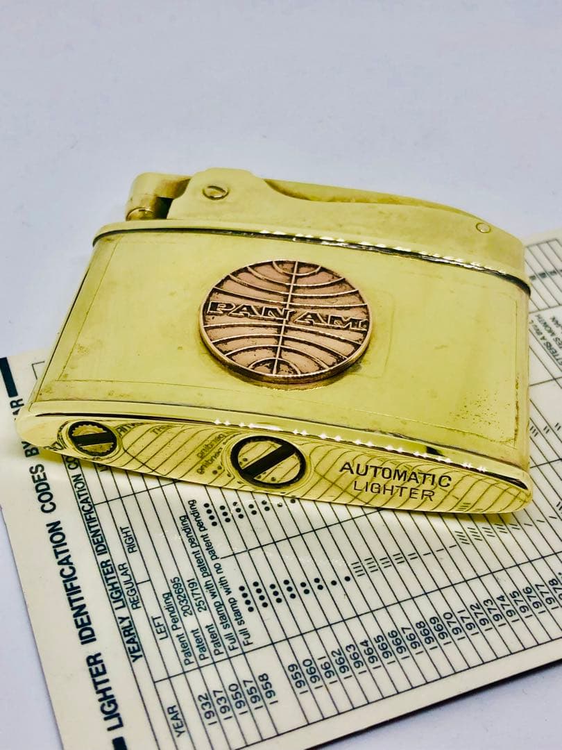 パンアメリカン航空✈︎ 40〜50sビンテージ未使用デッドストック＊真鍮ロカビリー