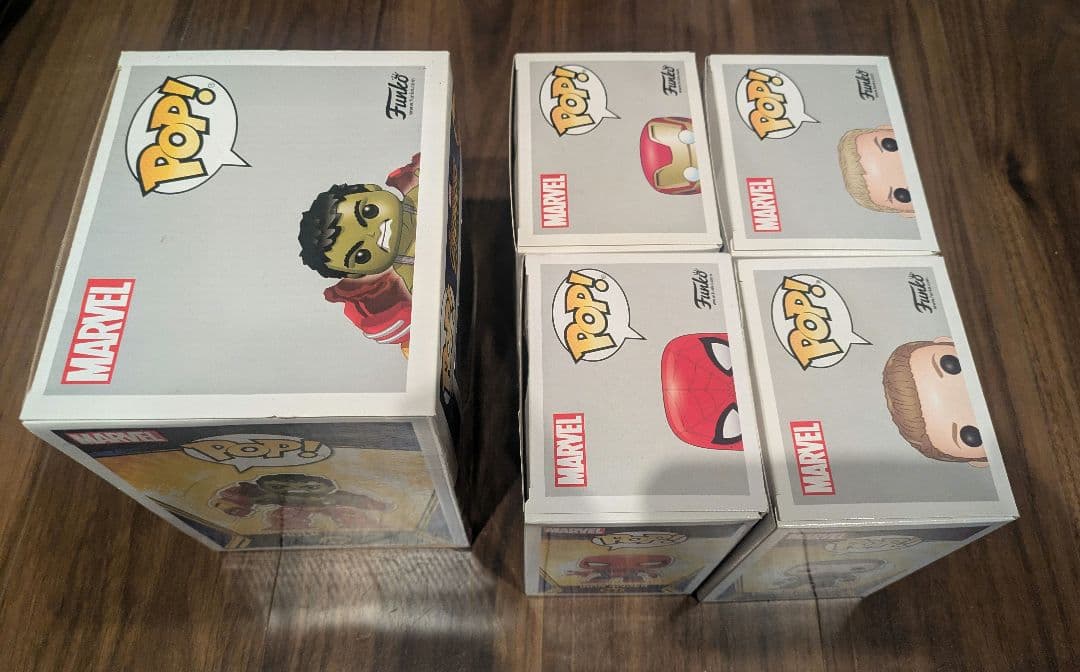 funko pop （アベンジャーズ） ハルクバスター　５点セット