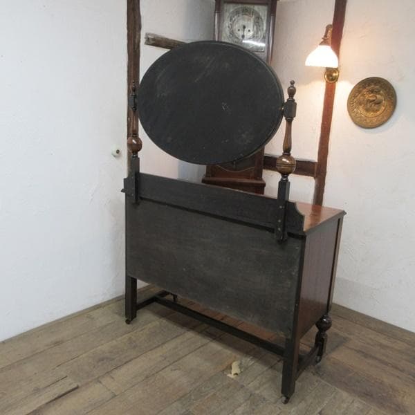 イギリス アンティーク 家具 ドレッシングチェスト ドレッサー 鏡台 6131e