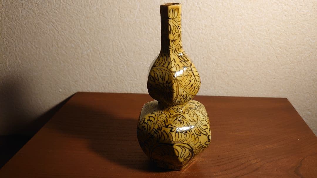 古九谷　九谷焼　花入　徳利　１客