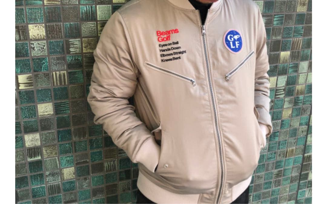 BEAMS GOLF ビームスゴルフ　　中綿フライトジャケット