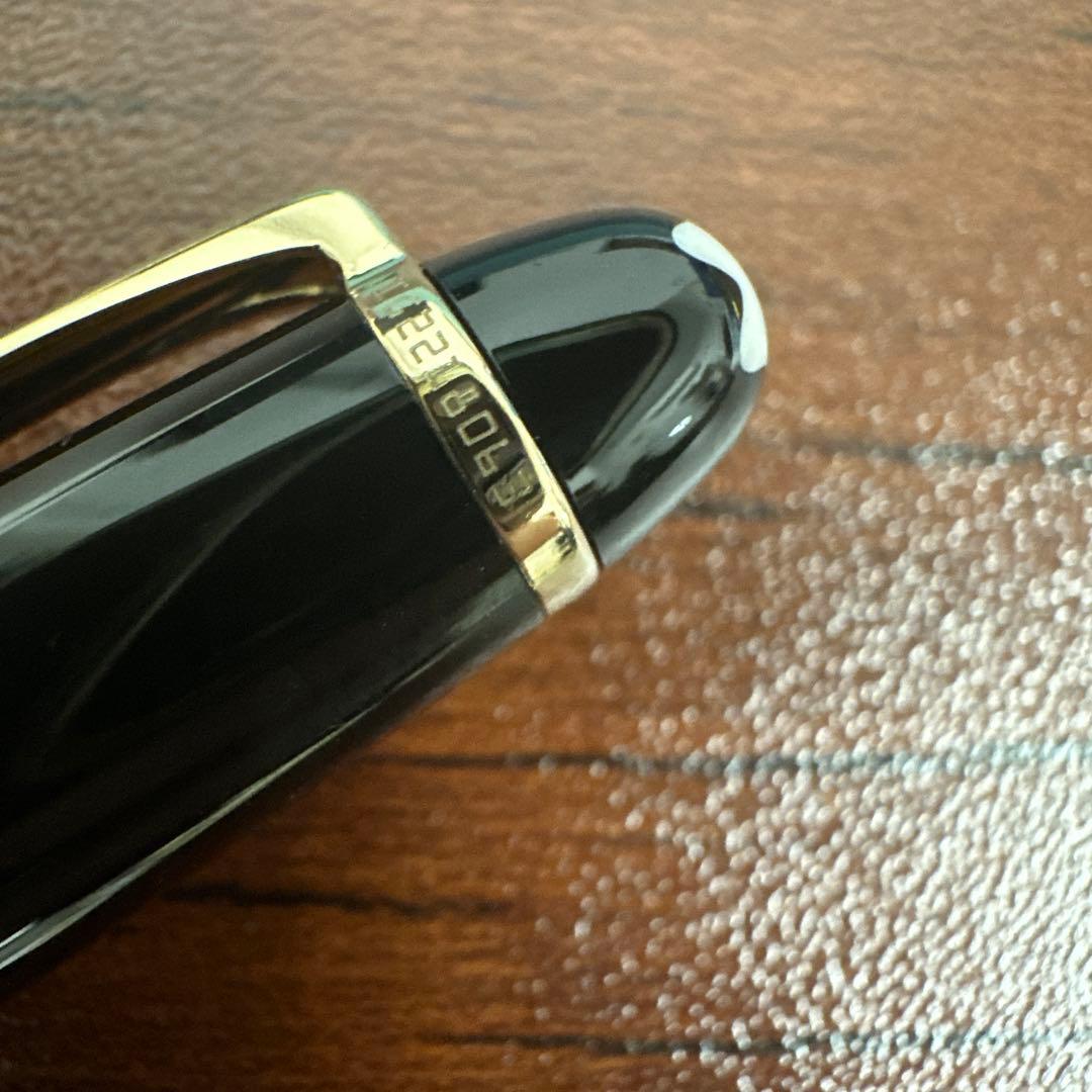 ★良品★モンブラン164Gクラシック黒金ボールペン ケース付