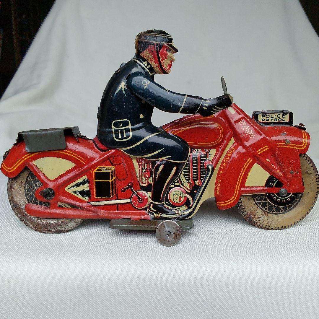 英国製 モーターサイクル ブリキ バイク オートバイ レトロ ビンテージ 古い