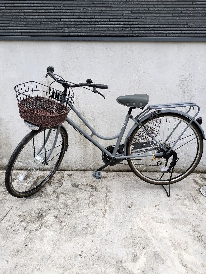 ★美品★26インチ 自転車 6段変速 オートライト シティサイクル 保証書付