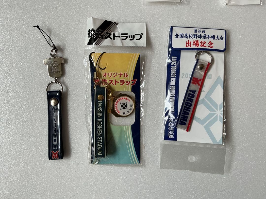 横浜高校甲子園出場記念グッズ6点＋横浜高校関連グッズ4点