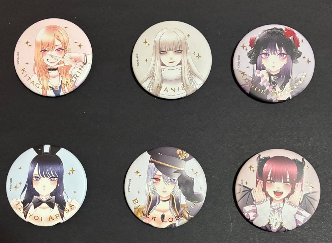 【未使用美品】着せ恋展　缶バッジ　6個セット