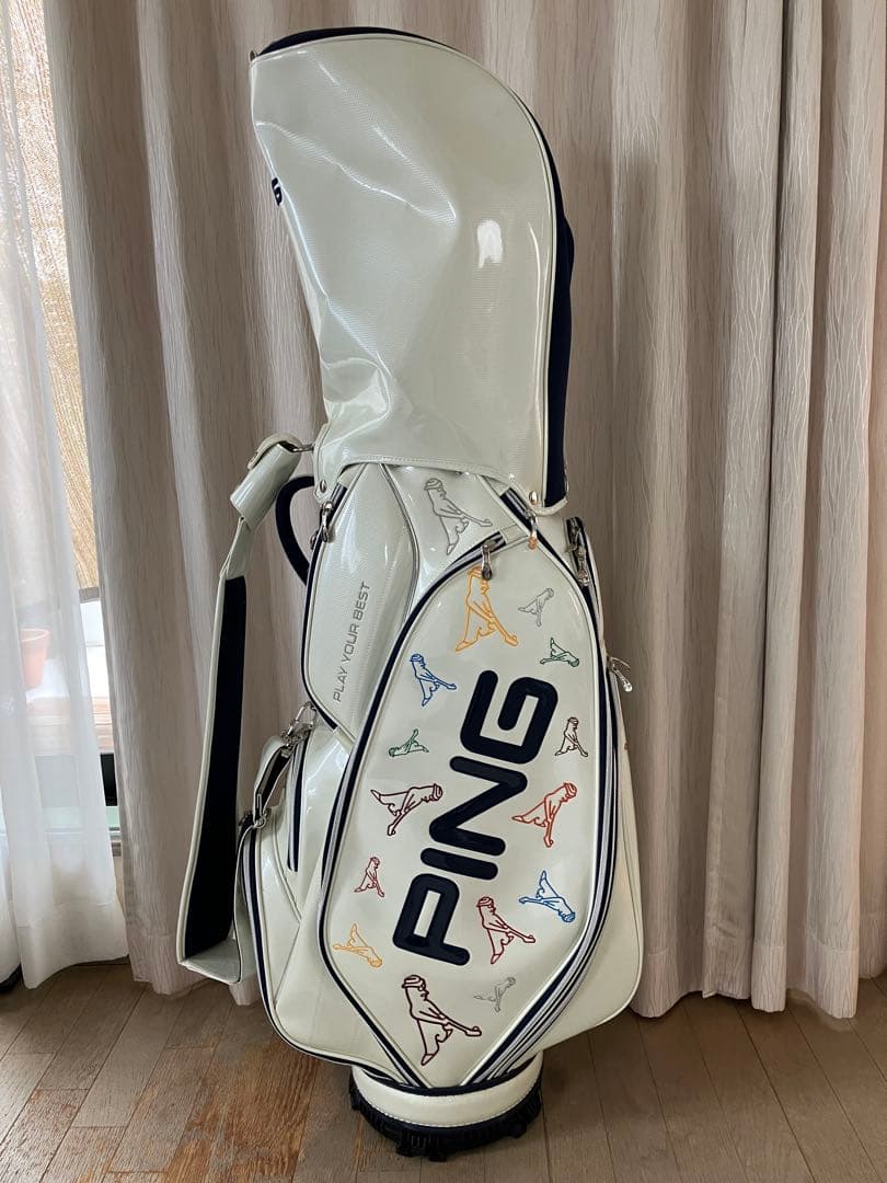 PING キャディバッグ ホワイト