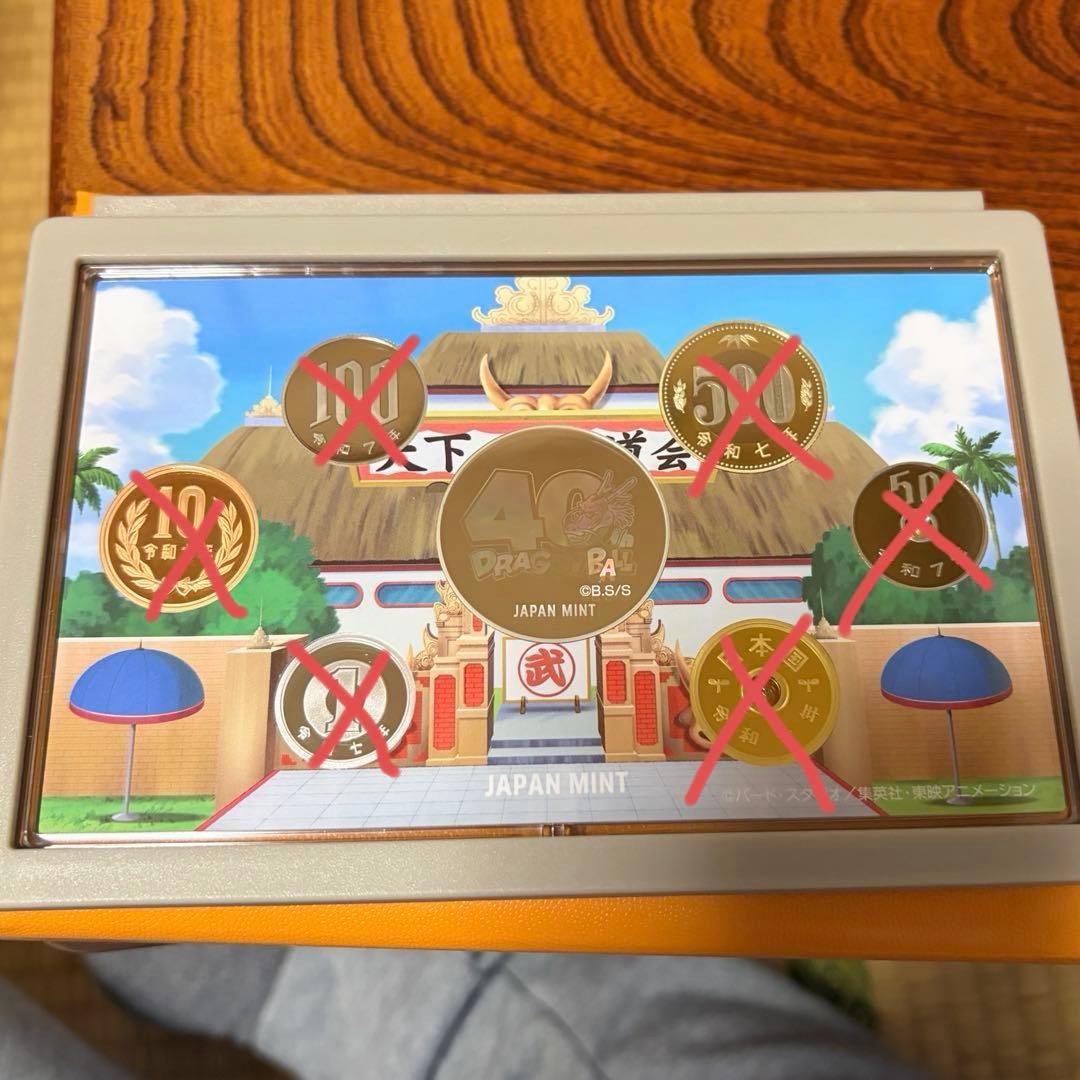 ドラゴンボール　2025年　記念硬貨　40周年　造幣局　貨幣