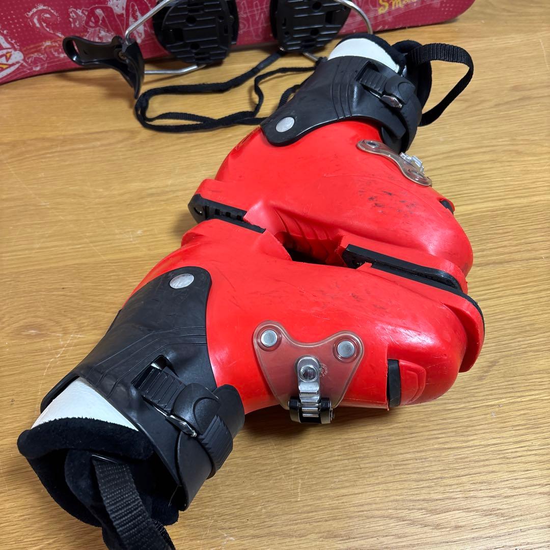 ジュニア　子供　スキーセット　62cm 19-19.5cmブーツ付