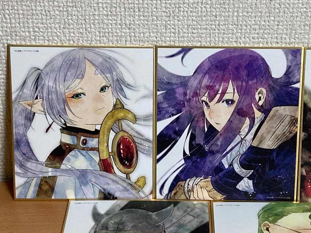 葬送のフリーレン 描き下ろしミニ色紙 7枚セット