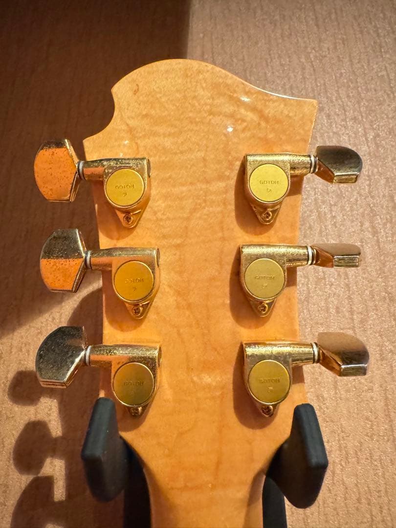 バーニー　MG モッキンバード　hide チェリーサンバースト　サスティナー