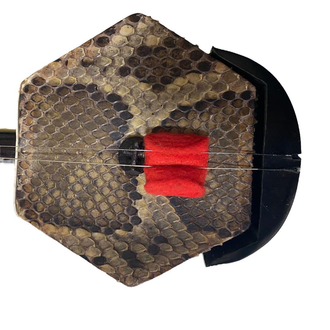 二胡 六角　上海民族楽器 蛇皮 弦楽器 民族楽器