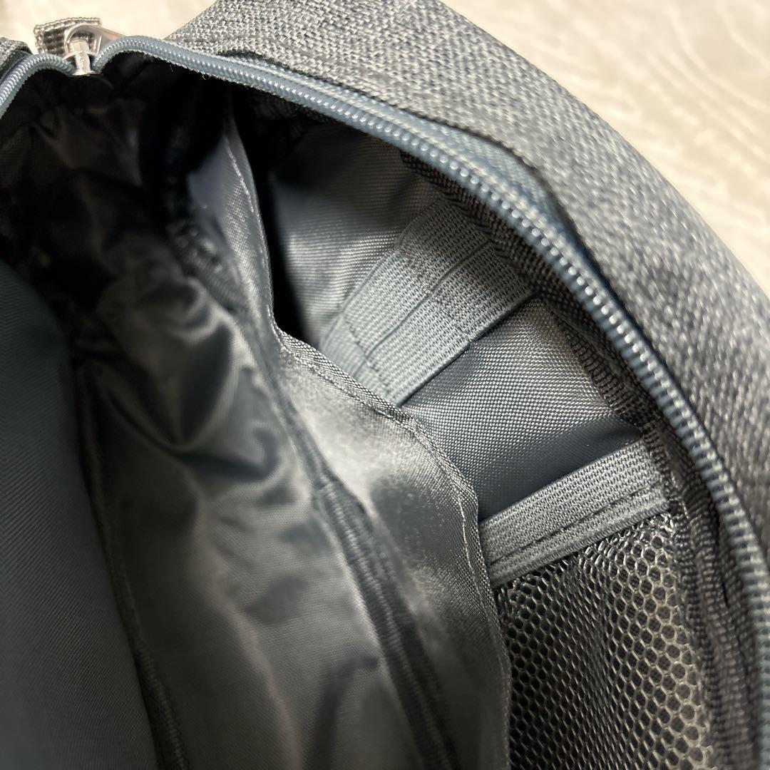 【グレー】ペンケース 文具バッグ 化粧ポーチ 収納ケース 多機能ケース 筆箱