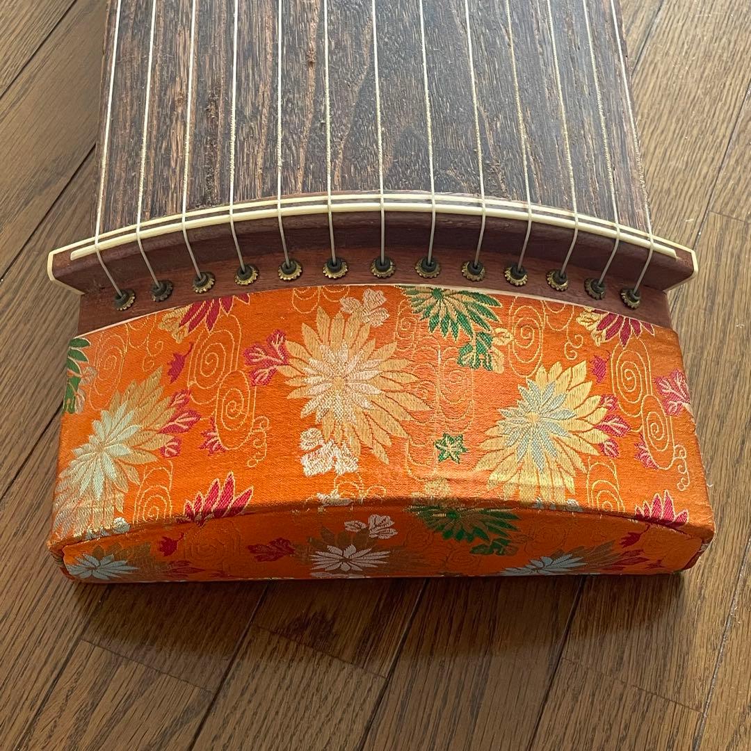 琴 小川謹製 お琴　十三弦 和楽器 弦楽器 USED