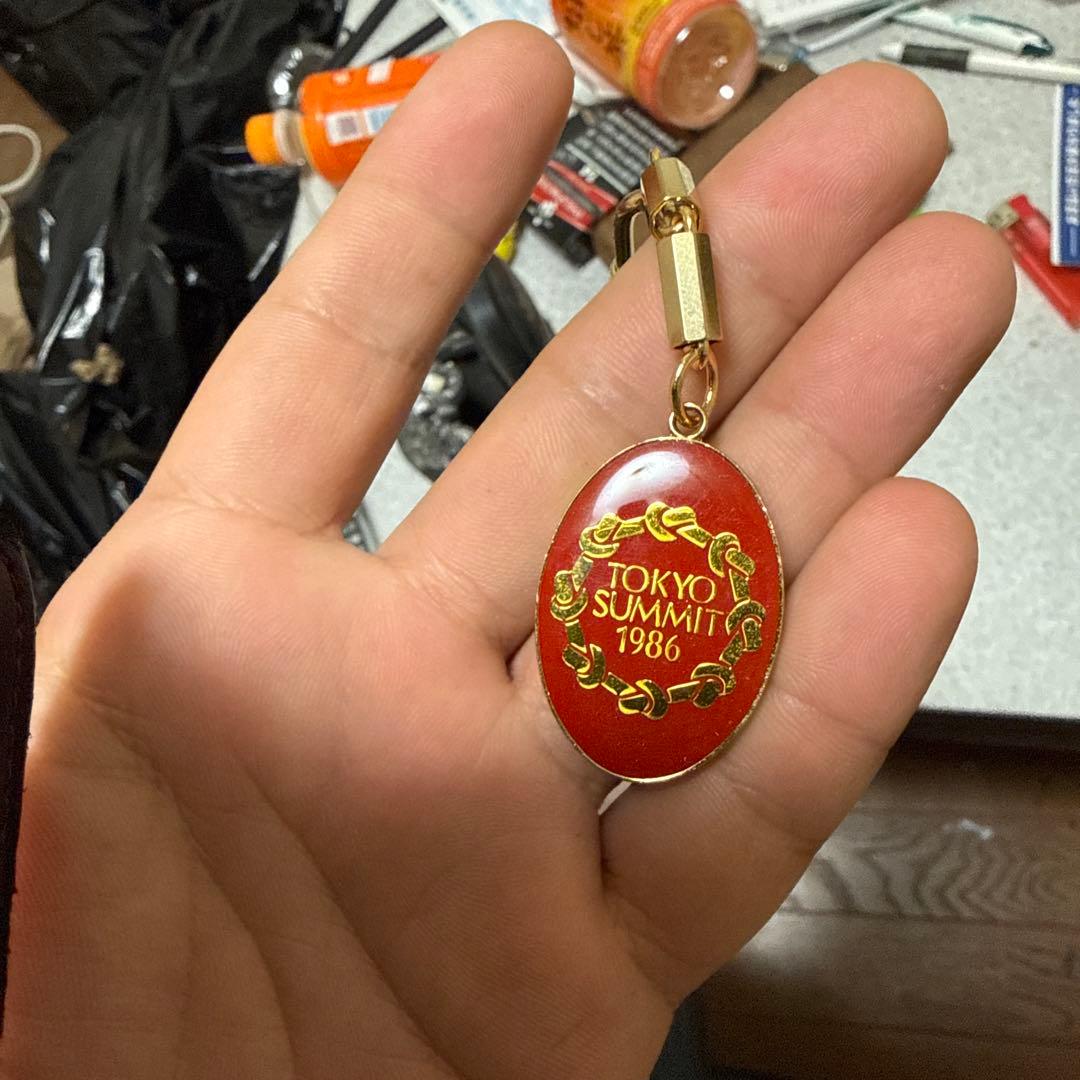貴重品 東京サミット 1986 キーホルダー 警視庁