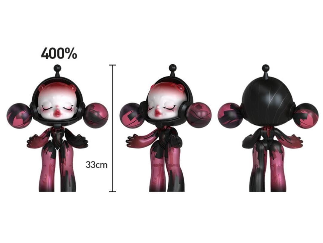 その他 POPMART MEGA SKULLPANDA 400% Red Crystal