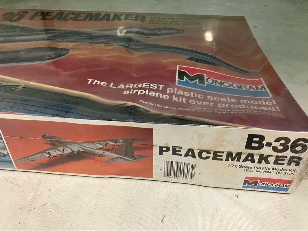 【未開封・希少】Monogram 1/72 B-36 Peacemaker