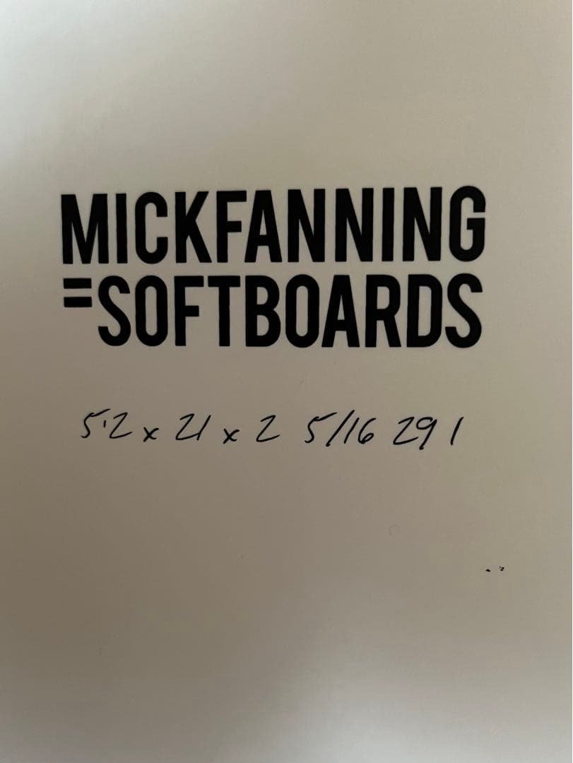 ミックファニング　ソフトボード　リトルマーレー