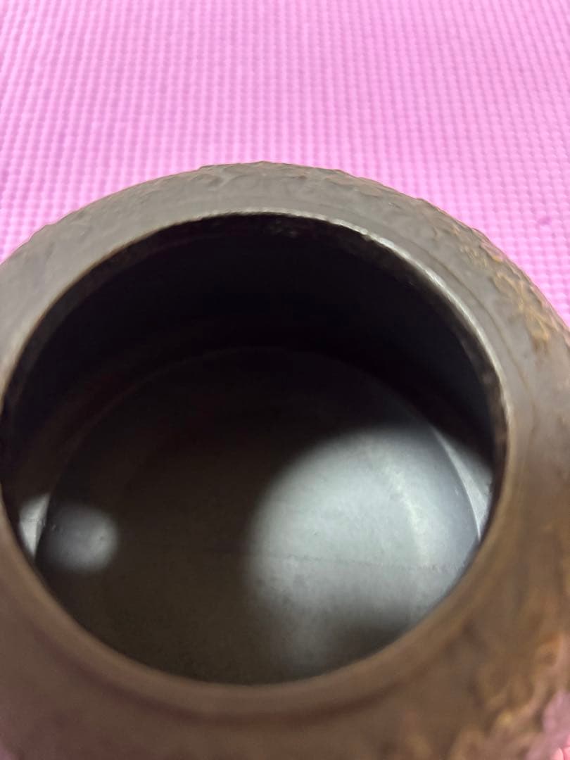 未使用品　南部鉄器　及甚　桜模様　急須