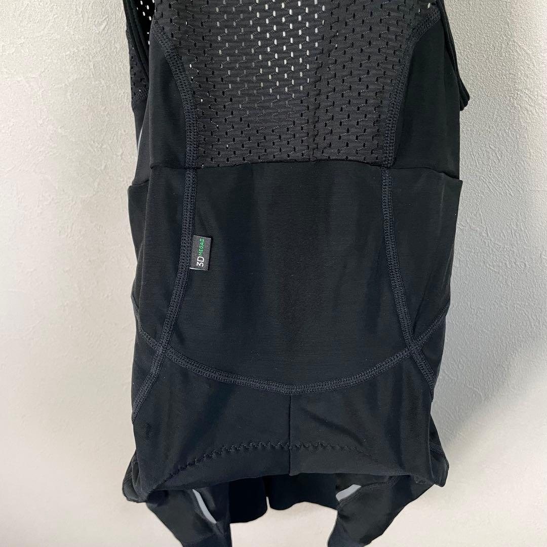 未使用・保管品★パールイズミ　コールドシェイド　メガ　ビブパンツ　黒　メンズ　M