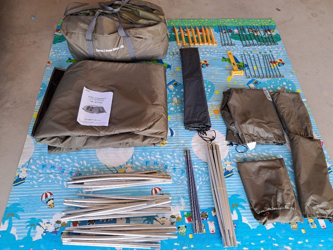 コールマントンネル2ルームハウス/LDX(オリーブ)　テント　ファミリー