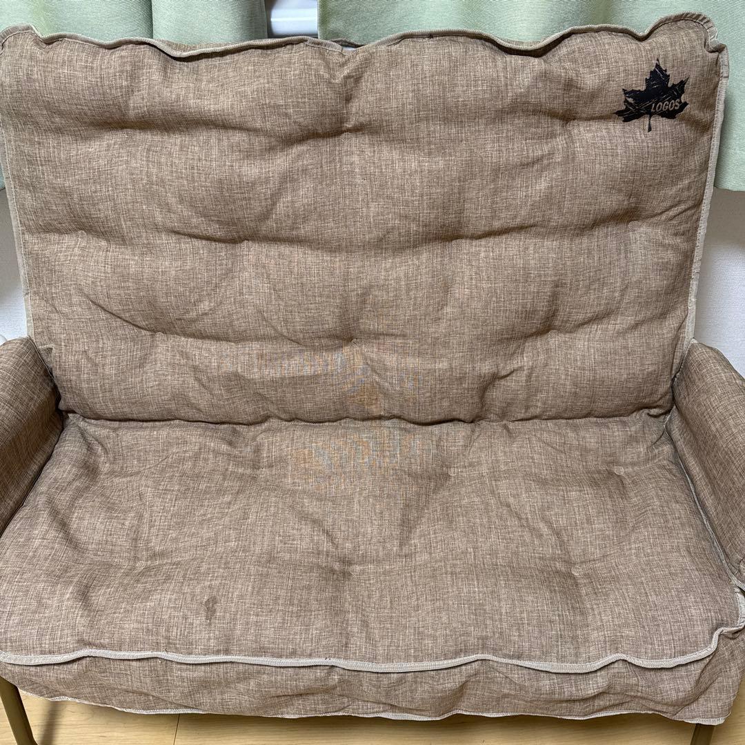 ロゴス　Tradcanvas チェアfor2 クッション付き