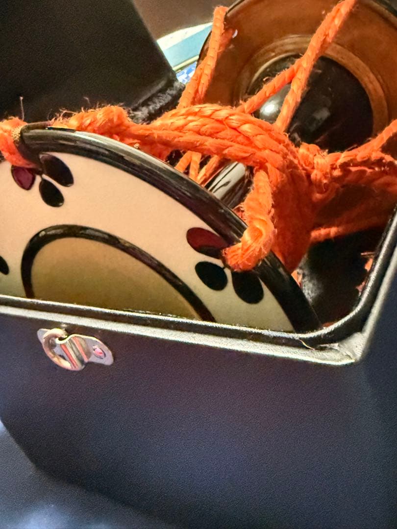 合成皮革製の小鼓　ハードケース　並麻の調べ　幸流譜面付【価格大幅下げ】