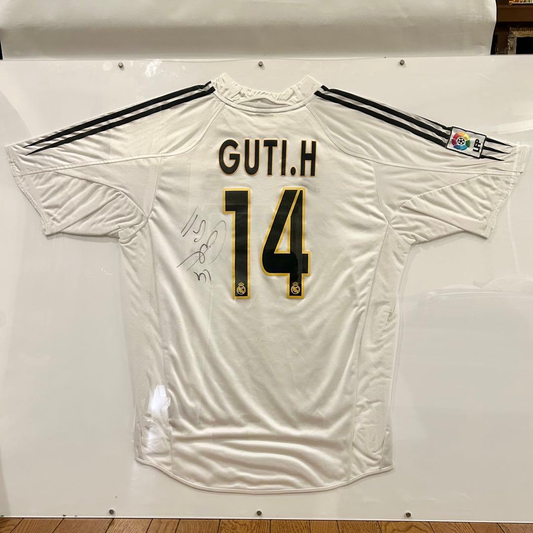 (サイン入り・着用ユニフォーム)レアル・マドリード GUTIサイン入りジャージ