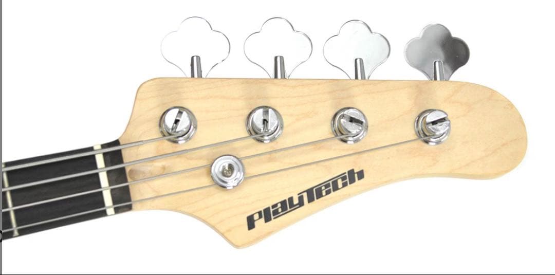 Playtech ゴールド ベースギター　即日発送