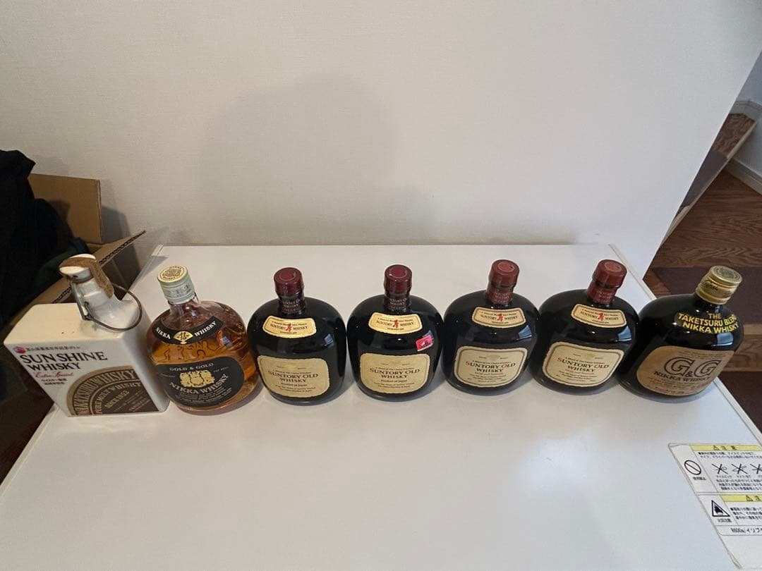 サントリーウィスキー7本セット