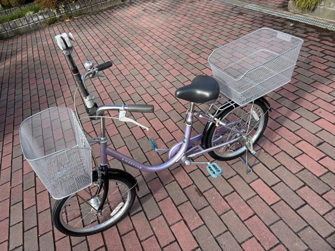 御年配者様向け、お買い物仕様、小型ママチャリ(20㌅)配達可能
